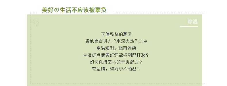 如何避免生活的樂趣被潮濕影響？