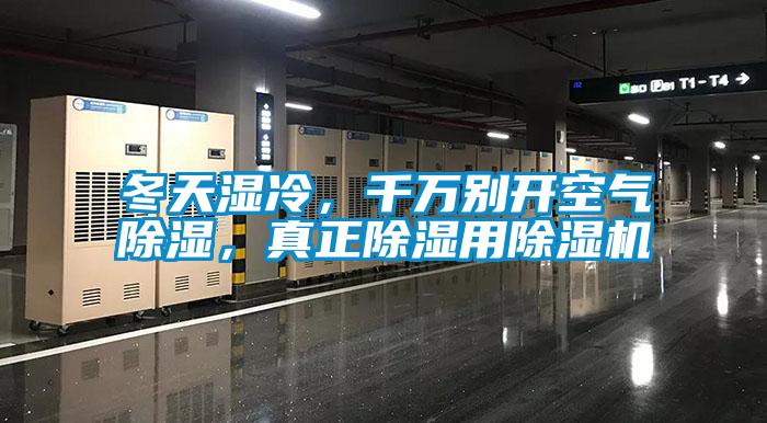 冬天濕冷，千萬別開空氣除濕，真正除濕用除濕機