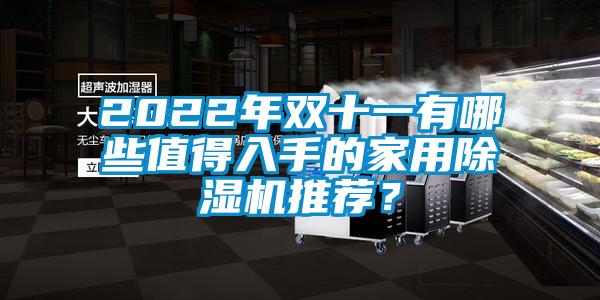 2022年雙十一有哪些值得入手的家用除濕機(jī)推薦？