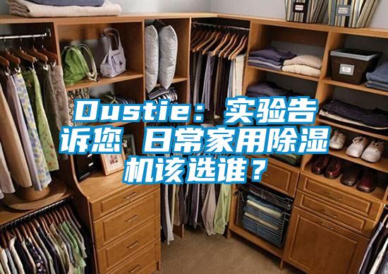 Dustie：實驗告訴您 日常家用除濕機該選誰？