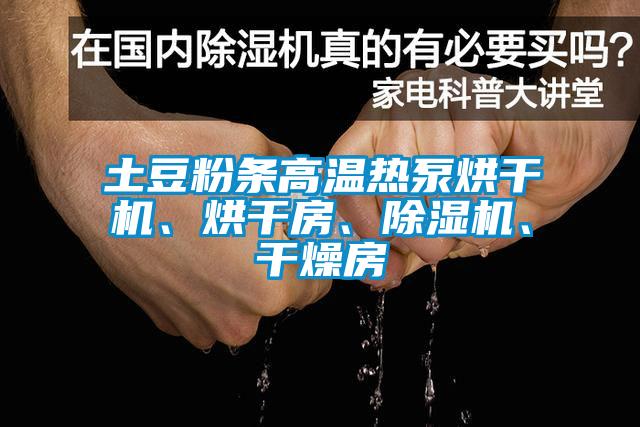 土豆粉條高溫熱泵烘干機、烘干房、除濕機、干燥房