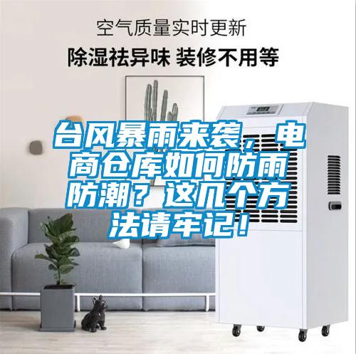 臺風(fēng)暴雨來襲，電商倉庫如何防雨防潮？這幾個(gè)方法請牢記！