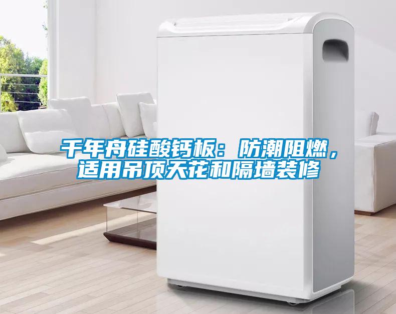 千年舟硅酸鈣板：防潮阻燃，適用吊頂天花和隔墻裝修