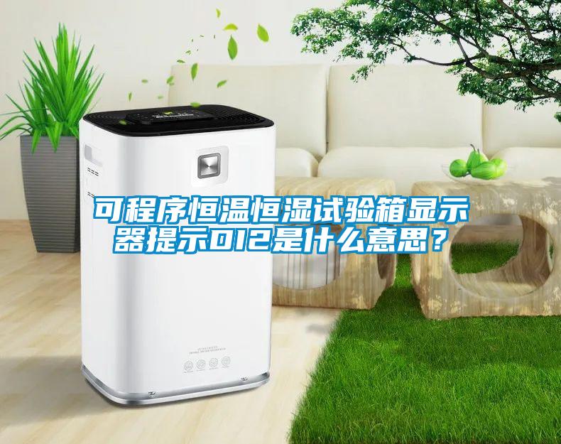 可程序恒溫恒濕試驗箱顯示器提示DI2是什么意思？