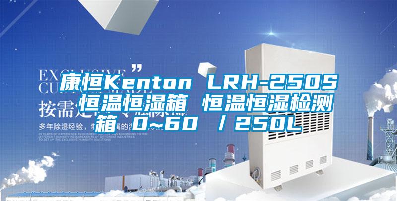 康恒Kenton LRH-250S 恒溫恒濕箱 恒溫恒濕檢測箱 0~60℃／250L