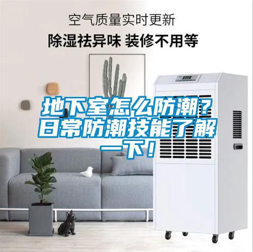 地下室怎么防潮？日常防潮技能了解一下！