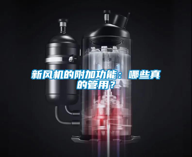 新風機的附加功能：哪些真的管用？