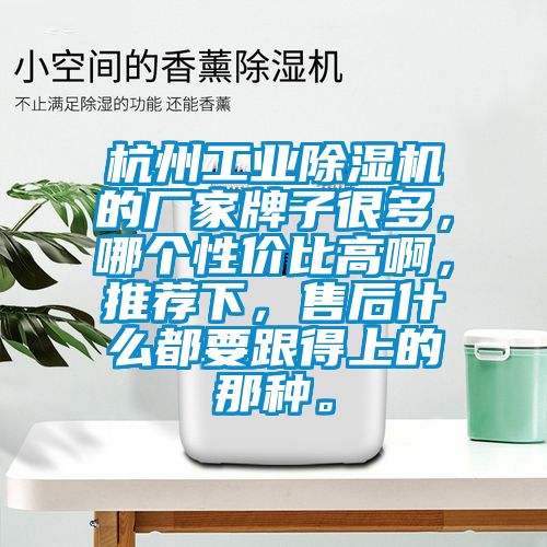 杭州工業(yè)除濕機的廠家牌子很多，哪個性價比高啊，推薦下，售后什么都要跟得上的那種。