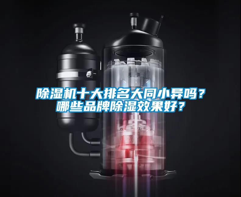 除濕機(jī)十大排名大同小異嗎？哪些品牌除濕效果好？