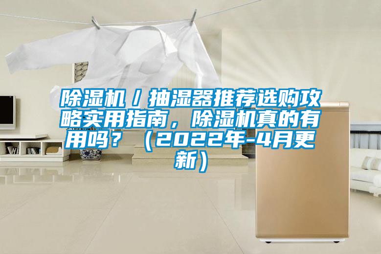 除濕機／抽濕器推薦選購攻略實用指南，除濕機真的有用嗎？（2022年-4月更新）